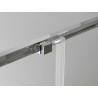 Mexen Exo-S tolóajtós zuhanykabin 110 x 110 cm, átlátszó, króm - 8151-110-110-01-00