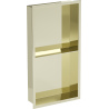 Mexen X-Wall-R raft încastrat cu flanșă și raft 60 x 30 cm, Aurie - 1950603010S
