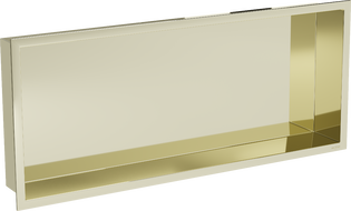 Mexen X-Wall-R raft de încastrare cu flanșă 75 x 30 cm, Aurie - 1950753010