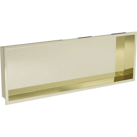 Mexen X-Wall-R raft de încastrare cu flanșă 90 x 30 cm, Aurie - 1950903010