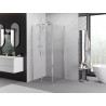 Mexen Exo-BR Duo nyitható zuhanykabin 120 x 120 cm, átlátszó, króm - 8182-120-120-01-00