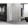 Mexen Exo-BR Duo cabină de duș basculantă 80 x 110 cm, transparentă, aurie - 8182-080-110-50-00