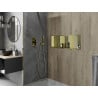 Mexen X-Wall-R raft încastrat cu flanșă și raft 90 x 30 cm, Aurie - 1950903010S
