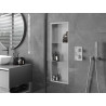 Mexen X-Wall-R raft nișă cu flanșă și raft 90 x 30 cm, inox - 1910903010S