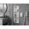 Mexen X-Wall-R raft de perete cu flanșă și poliță 90 x 30 cm, alb - 1920903010S