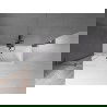 Mexen Velar L kétszárnyú tolófürdő paraván 75 x 150 cm, átlátszó, gun metal - 896-075-003-01-95