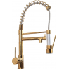 Mexen Corina baterie de bucătărie, Aurie - 670601-50