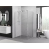 Mexen Exo-S cabină de duș glisantă 135 x 120 cm, transparentă, cromată - 8151-135-120-01-00