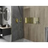 Mexen X-Wall-NR raft încastrat fără guler de mascare 90 x 30 cm, Aurie - 1951903010