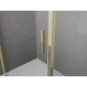 Mexen Exo cabină de duș glisantă 200 x 120 cm, transparentă, aurie - 8151-200-120-50-00