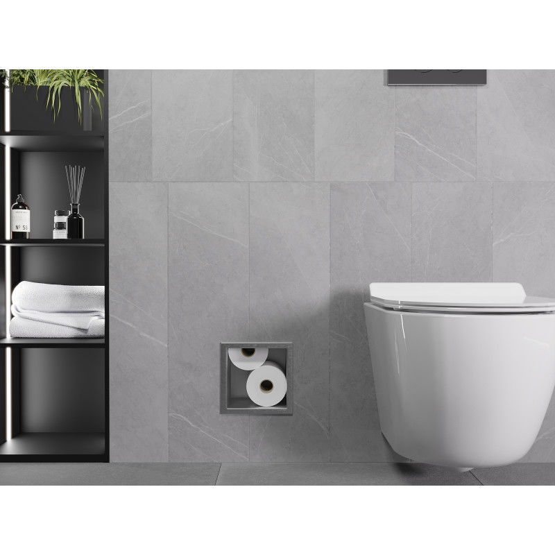 Mexen X-Wall-B magazie de hârtie igienică, inox - 1915