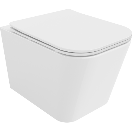 Mexen Teo vas wc fără margini cu capac cu închidere lentă slim, duroplast, alb lucios - 30850600