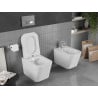 Mexen Teo perem nélküli wc csésze leeresztő automatikás ülőkével, Duroplaszt, Fehér - 30850600