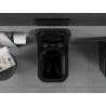 Mexen Teo vas de toaletă rimless cu capac cu cădere lentă subțire, duroplast, negru lucios - 30854070