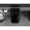 Mexen Teo vas de toaletă Rimless cu capac slim cu închidere lentă , duroplast, Neagră - 30854070