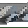 Mexen Teo vas de toaletă Rimless cu capac slim cu închidere lentă, duroplast, Gri albastru mat - 30854069