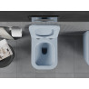 Mexen Teo Rimless WC csésze lassan záródó vékony üléssel, duroplast, szürke-kék matt - 30854069