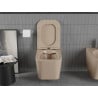 Mexen Teo vas wc Rimless cu capac cu cădere lentă slim, duroplast, cappuccino mat - 30854064