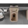 Mexen Teo Rimfree WC csésze lassan záródó, vékony duroplaszt ülőkével, matt cappuccino - 30854064