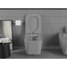 Mexen Teo perem nélküli wc csésze leeresztő automatikás ülőkével, Duroplaszt, Világosszürke matt - 30854061