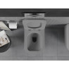 Mexen Teo Rimless WC csésze lassan záródó, keskeny duroplaszt ülőkével, világosszürke matt - 30854061