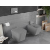 Mexen Teo vas de toaletă suspendat Rimless cu capac cu închidere lentă slim, duroplast, gri deschis mat - 30854061
