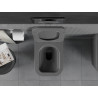 Mexen Teo vas WC fără margine cu capac cu cădere lentă slim, duroplast, gri închis mat - 30854071