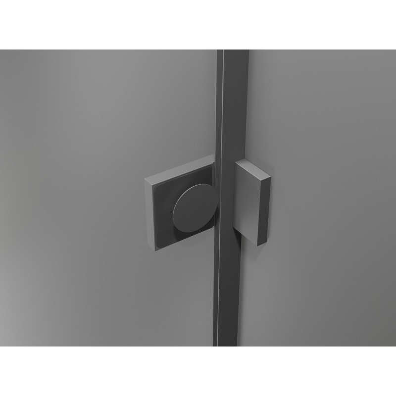 Mexen Lunar Duo uși de duș pliabile 170 cm, transparent, metal pufos - 834D-170-000-95-00