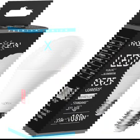 Mexen Nova LED Izzó E27, A60, 15W, Semleges - 4000K, 1575 lm - L100-E27-1540-01