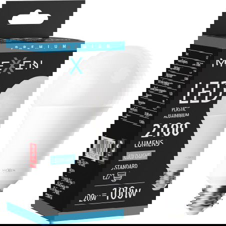 Mexen Nova Bec LED E27, A70, 20W, Rece - 6500K, 2100 lm - L100-E27-2065-01