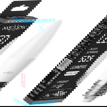 Mexen Nova LED izzó E27, C37, 5W, Semleges - 4000K, 525 lm - L102-E27-0540-01