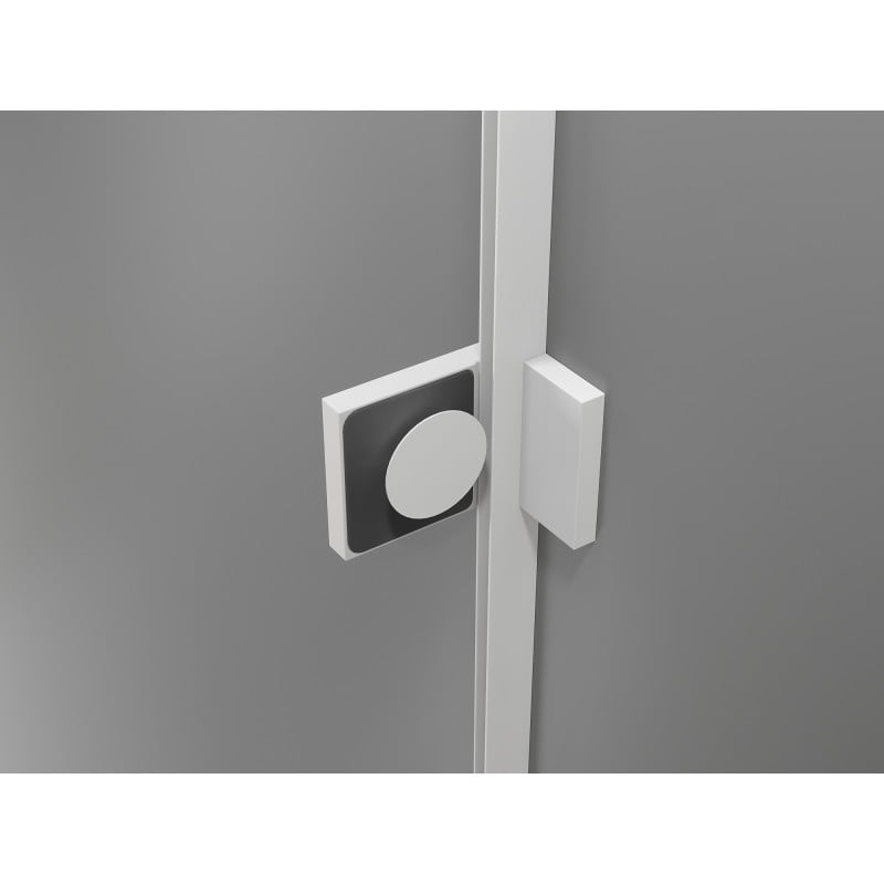 Mexen Lunar L Duo uși de duș cu deschidere 140 cm, transparent, alb - 834DL-140-000-20-00