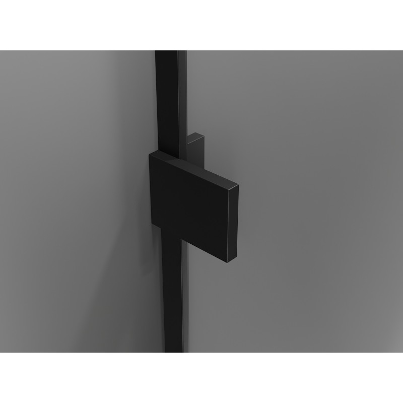 Mexen Lunar L Duo uși de duș pivotante 190 cm, transparent, negru - 834DL-190-000-70-00