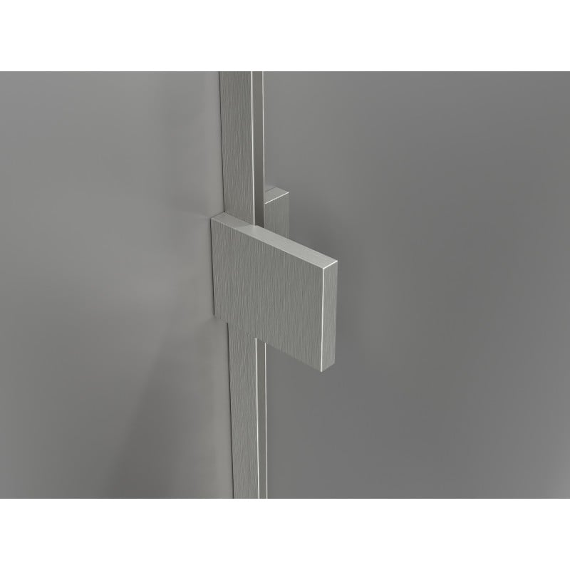 Mexen Lunar L Duo uși de duș batante 170 cm, transparent, nichel periat - 834DL-170-000-97-00