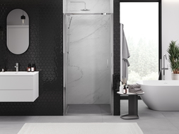 Mexen Exo ușă de duș batantă 50 cm, transparentă, crom - 817-050-000-01-00