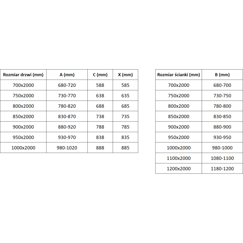 Mexen Exo zuhanykabina nyitható 90 x 100 cm, átlátszó, fekete - 817-090-100-70-00