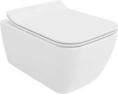 Mexen Stella vas de toaletă Rimless cu capac slim cu închidere lentă , duroplast, Albă - 30680800