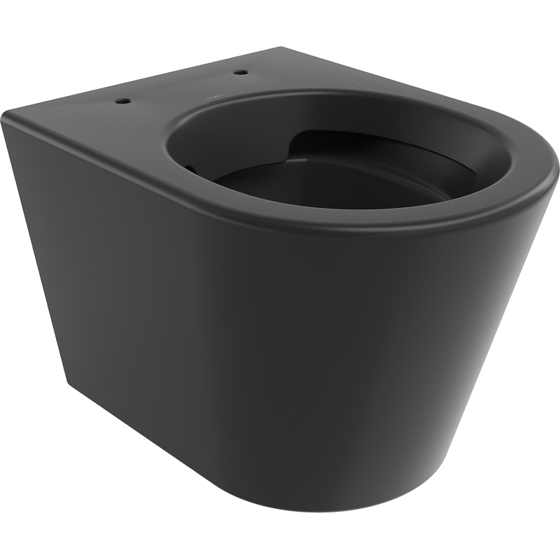 Mexen Rico Rimless WC csésze, fekete matt - 3372XX85