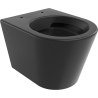 Mexen Rico Rimless WC csésze, fekete matt - 3372XX85