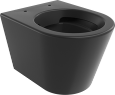 Mexen Rico perem nélküli wc csésze, Fekete matt - 3372XX85