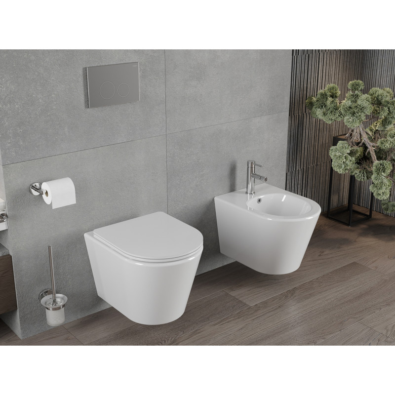 Mexen Rico Rimless WC csésze, fényes fehér - 3372XX00