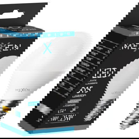 Mexen Nova LED izzó E14, G45, 3W, Hideg - 6500K, 315 lm - L101-E14-0365-01