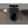 Mexen Rico vas WC fără margini cu capac cu închidere lentă slim, duroplast, negru mat - 30720185