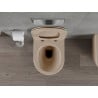 Mexen Rico vas de toaletă Rimless cu capac slim cu închidere lentă, duroplast, cappuccino mat - 30724064