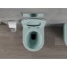 Mexen Rico vas de toaletă Rimless cu capac cu închidere lentă slim, duroplast, verde deschis mat - 30724048