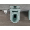 Mexen Rico vas WC Rimless cu capac cu coborâre lentă slim, duroplast, verde deschis mat - 30724048