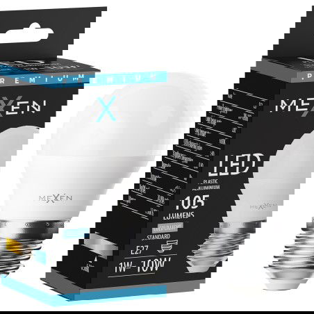 Mexen Nova LED izzó E27, G45, 1W, Hideg - 6500K, 105 lm - L101-E27-0165-01