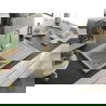Mexen Bruno chiuvetă din granit cu 1 compartiment cu picurător 795 x 495 mm, Bej, sifon Auriu - 6513791010-69-G