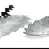 Mexen Goa sticlă chiuvetă pe blat 50 x 36 cm, Transparent - 24085000