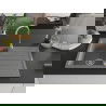 Mexen Bruno chiuvetă din granit cu 1 compartiment cu picurător 795 x 495 mm, Gri - 6513791010-71